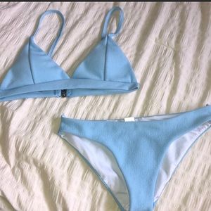 baby blue bikini
